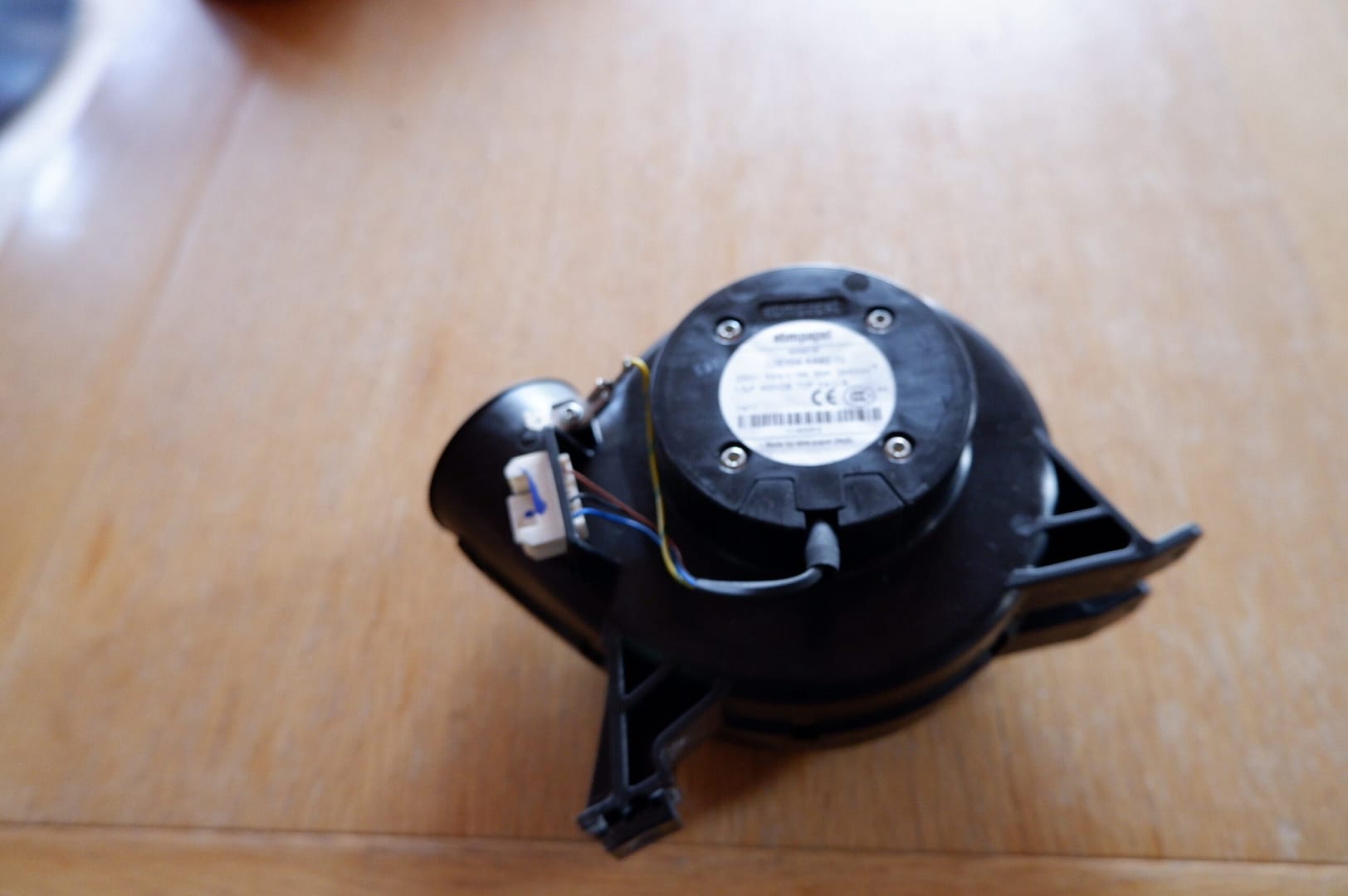 ventilator, ebmpapst RLS104-AA82-10 wasmachine onderdeel