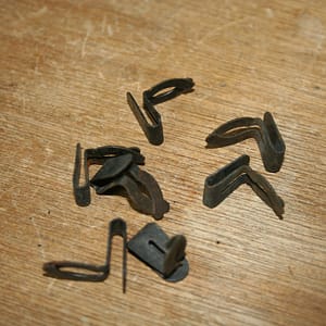 bekledings klem klein, auto onderdeel 2CV